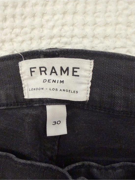 Frame Denim Denim - Frame Denim Women's Black Washed Jeans